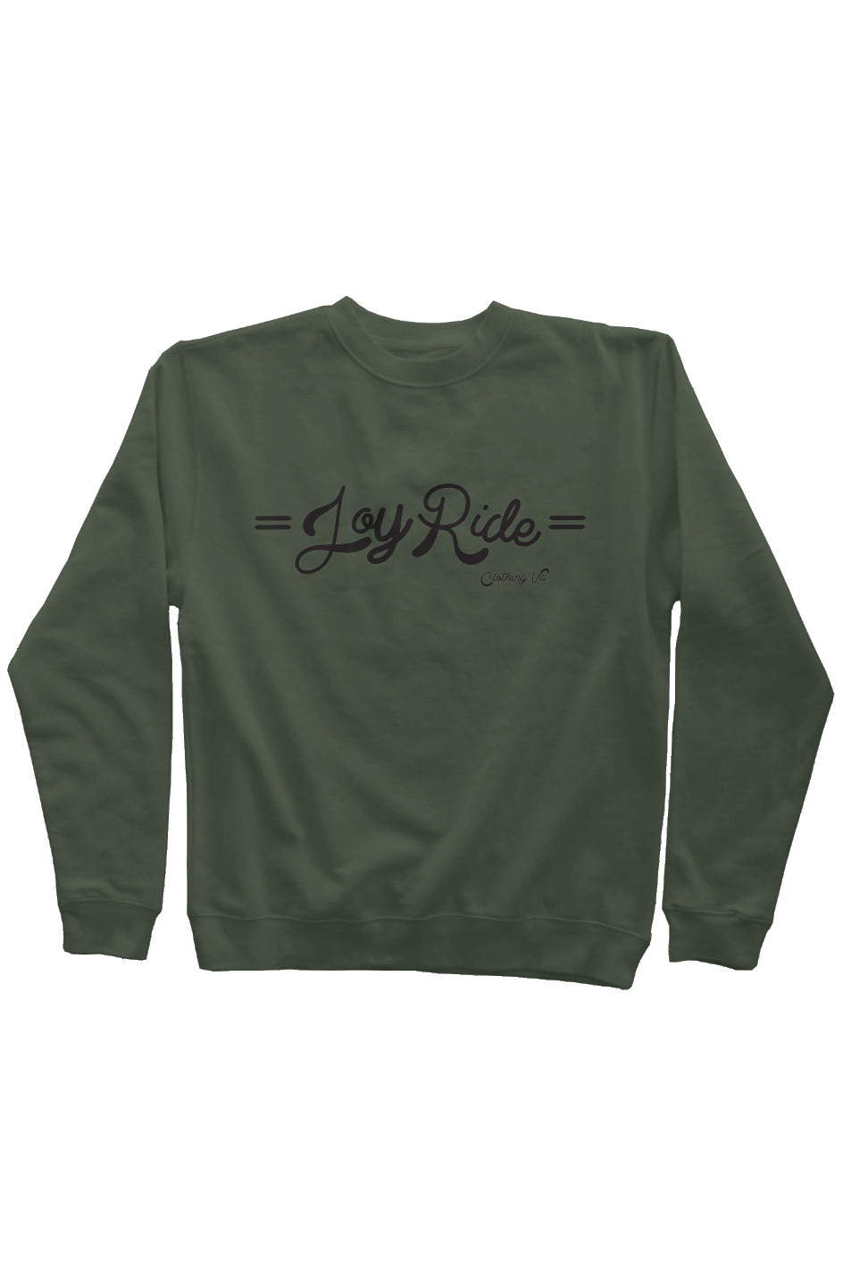 Signature Joy Ride Crew Neck Sweatshirt Army Green/Black